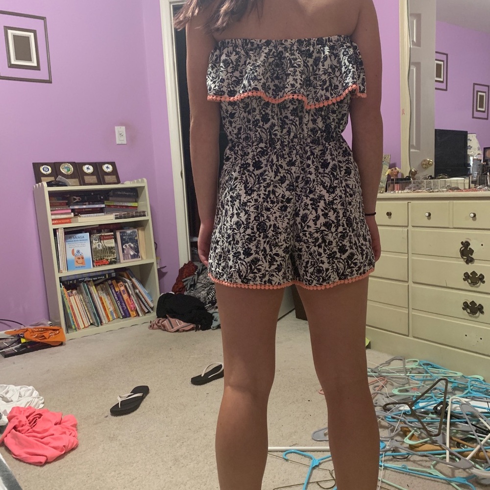 Black and White Romper